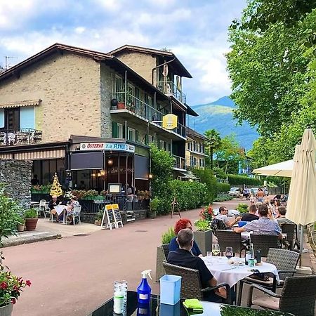 Hotel Osteria La Riva Minusio Esterno foto