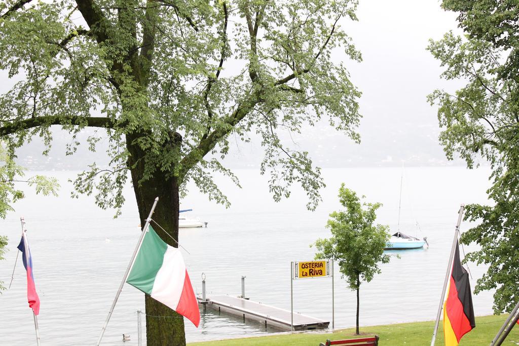 Hotel Osteria La Riva Minusio Esterno foto